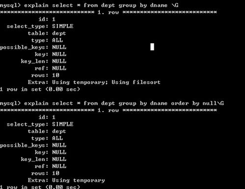 mysql中如何在存储过中立创建临时表