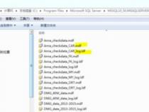 sqlserver分离的数据库在哪
