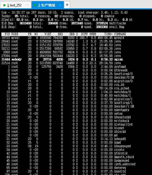 mysql占用内存过高的原因分析