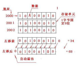 C语言按位左移运算规则