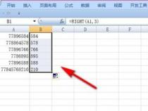 excel如何提取单元格后几位