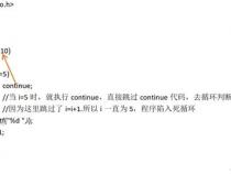 c语言中的continue是什么意思