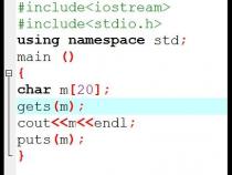 c++中gets()怎么用