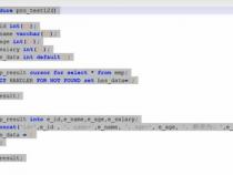 mysql 存储过程