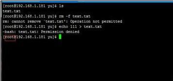 linux root用户下要删除一个文件却删除不了。