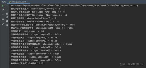 Python处理字符串必备方法