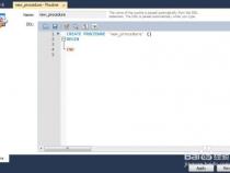 如何用MySQL Workbench创建查询存储过程