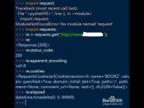 为什么我的Python中没有requests模块