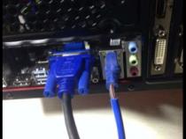戴尔电脑显示器和主机怎么连接