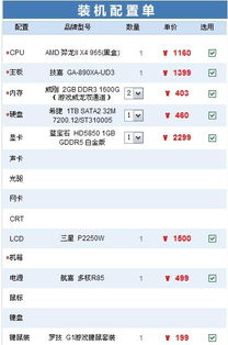 电脑配置10000左右求一台10000块钱左右的电脑配置