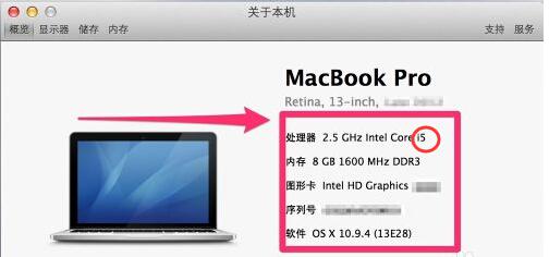 苹果电脑i7和i5有什么区别