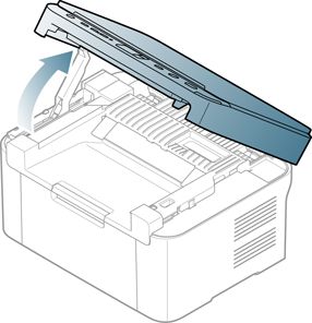 LENOVO打印机M7105硒鼓在那个位子