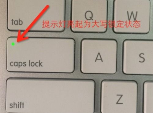 苹果笔记本大小写怎么切换