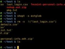 Linux下怎么删除某文件外的所有文件