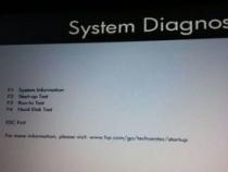 笔记本电脑开机出现diagnostics什么意思