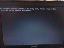 dell笔记本开机按F1是什么意思