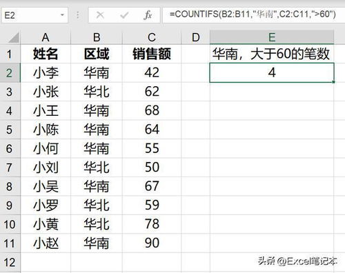 excel计数函数有哪些