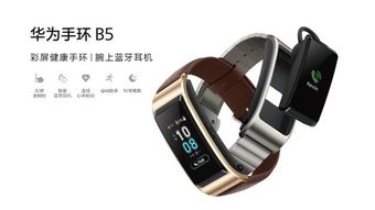 智慧手环、蓝牙耳机二合一 华为TalkBand B5运动手环