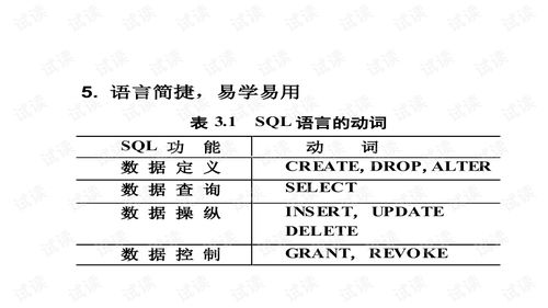 数据库语言有哪些
