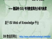 简述DII专利数据库。
