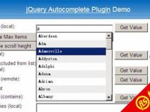 jquery autocomplete怎么实现的