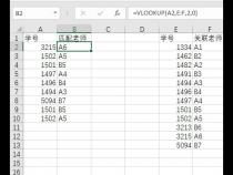 vlookup函数精确匹配是