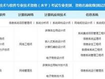 软件水平考试级别有哪些
