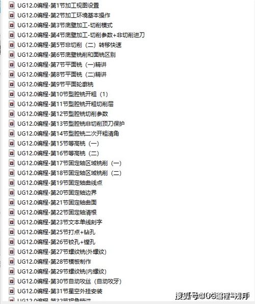 ug12.0编程快捷键有哪些