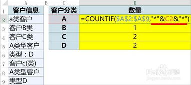 Excel中COUNTIFS函数的使用方法及实例