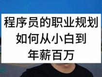 程序员的职业生涯规划