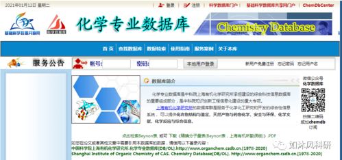 常用的化学专业数据库有哪些