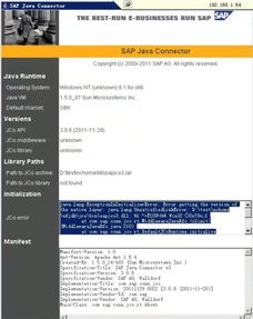 jco连接sap失败