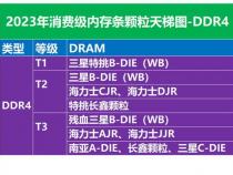 内存条天梯图2023