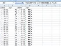 Excel表格的VLOOKUP函数出现NA