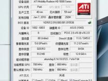 ATI Mobility Radeon HD 5470参数