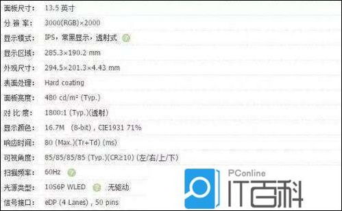 e480笔记本参数