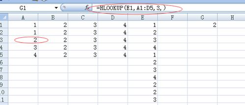 hlookup函数三个条件怎么填