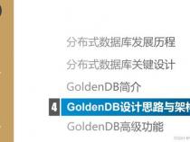 goldendb介绍