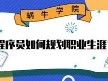 程序员的工作规划&建议