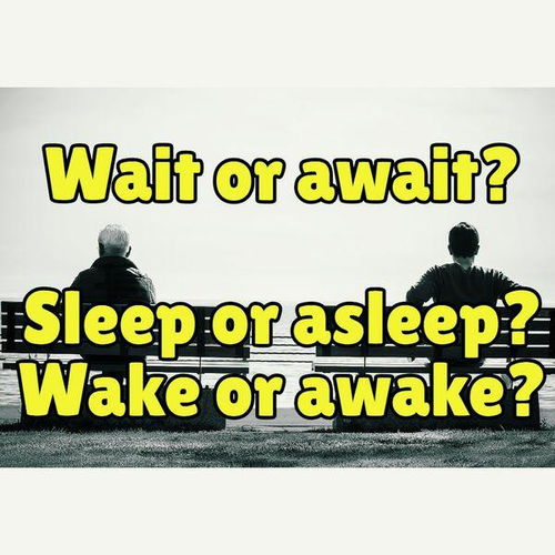 await与wait的区别