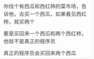 如何向吃瓜群众解释 “程序员买西瓜” 的问题