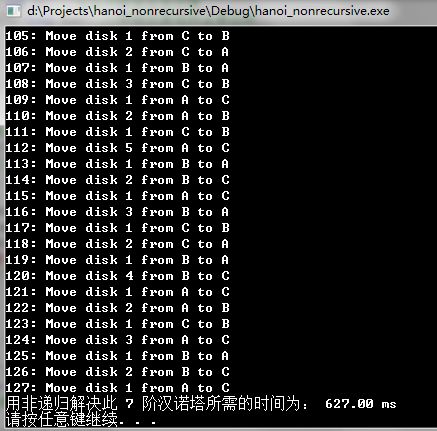 JAVA编程问题：求汉诺塔非递归JAVA代码