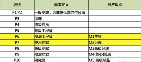 程序员分那几个等级