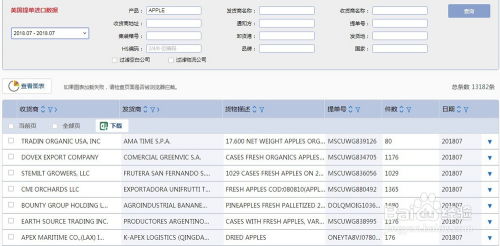 如何查询各国海关进出口数据