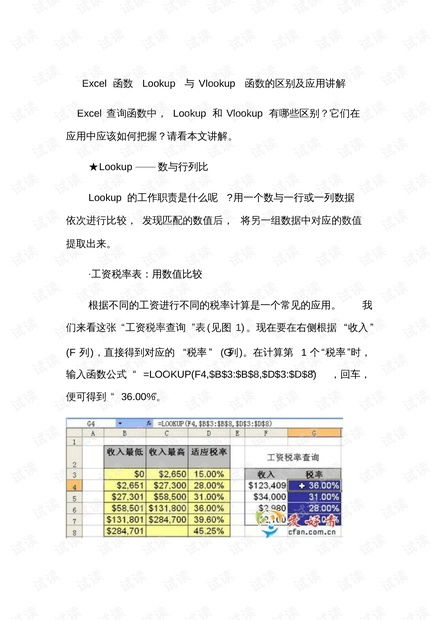 lookup与vlookup的区别是什么