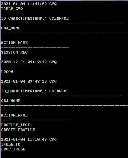 如何审计Oracle数据库中表操作