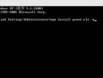 怎么在windows下安装grunt