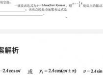 质点的振动方程和振动速度表达式(某点的振动方程怎么求)