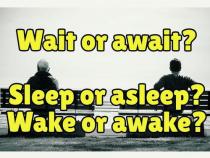 await与wait的区别