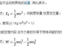 势能定理是什么意思啊